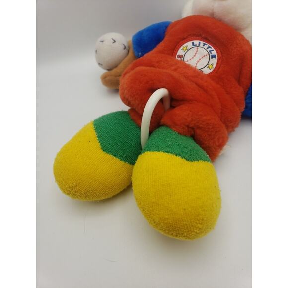 Vintage Prestige Toy Musical Bear Pull Toy Baseball Little Slugger first peek - Picture 7 of 12